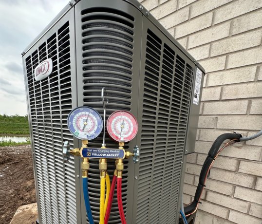 ac with gas device